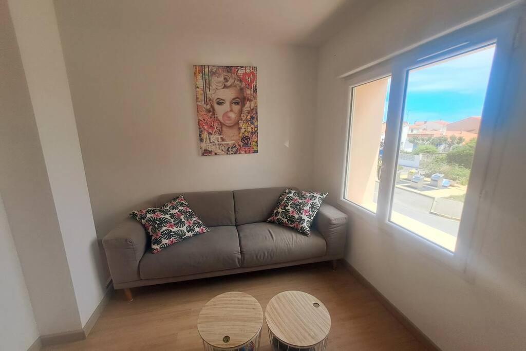 T3 Renove Vue Mer Le Barcares Bagian luar foto